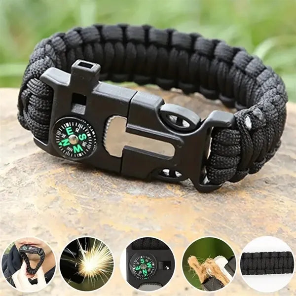 Outdoor Survival Gear Kit with Case