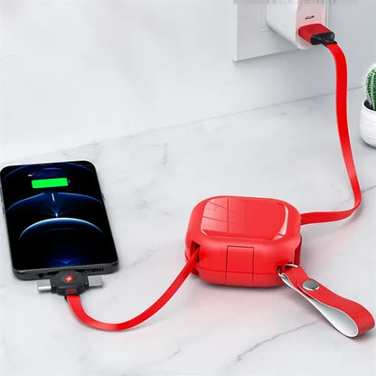 3 in 1 Retractable Charging Cable