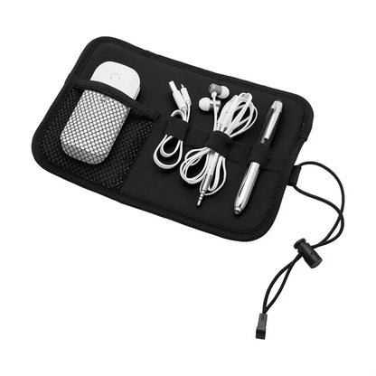 Somalia Neoprene Roll-Up Tech Organizer