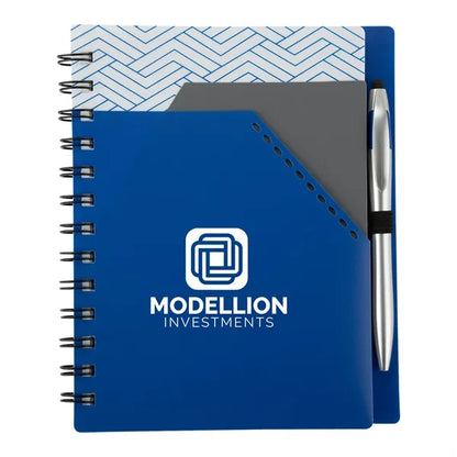 Trapezoid Junior Notebook w/ Stylus Pen