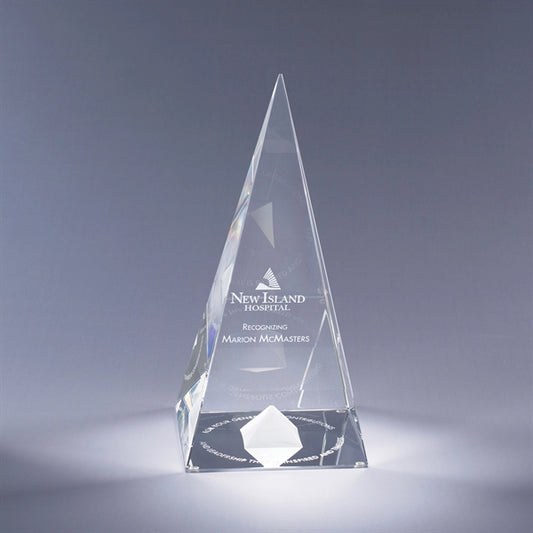 Dynasty Pyramid Optic Crystal Award
