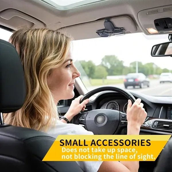 Magnetic Leather Sunglass Holder & Car Visor Clip