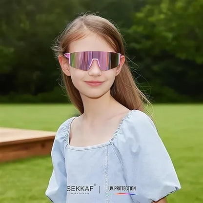 Youth Sports Sunglasses for Kids Ages 6-12