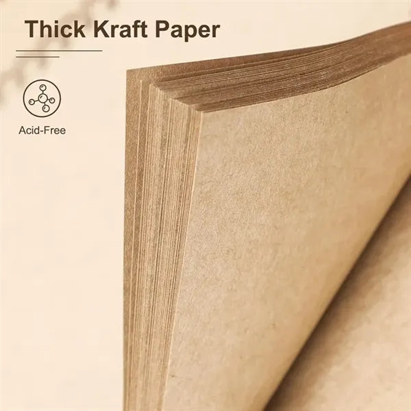 DIY Scrapbook Album Hardcover Kraft Paper Photo Book