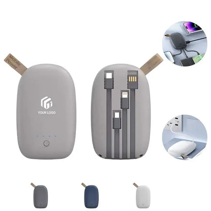 Versatile Portable long-lasting mini 6000 mAh power bank