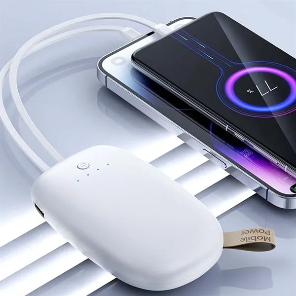 Versatile Portable long-lasting mini 6000 mAh power bank