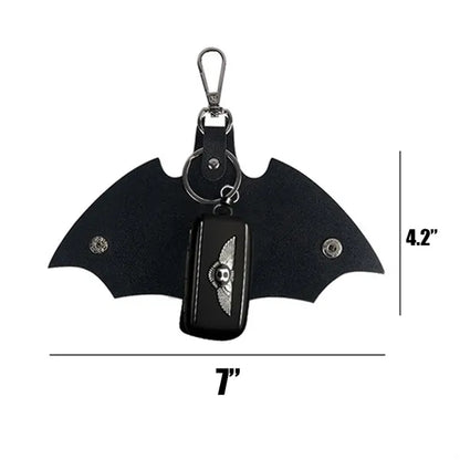PU Leather Bat Shape Keychain
