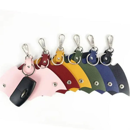 PU Leather Bat Shape Keychain