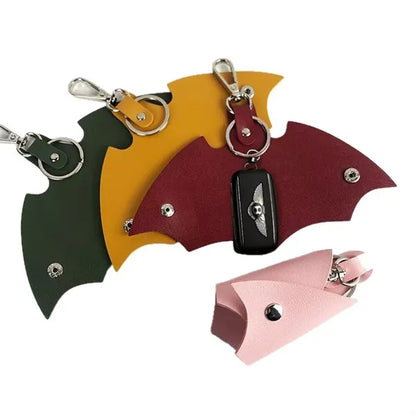 PU Leather Bat Shape Keychain