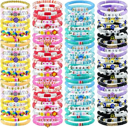 Custom Clay Bead Bracelets Friendship Bracelet