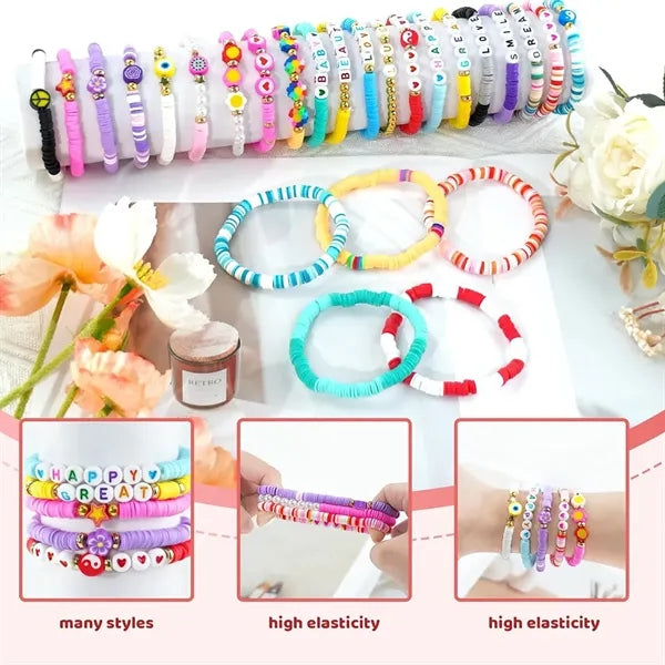 Custom Clay Bead Bracelets Friendship Bracelet
