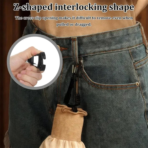 Plastic Glove Keeper Safety Clip Holder