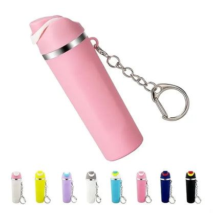 Cute Mini Cup Keychain Lip Balm Holder