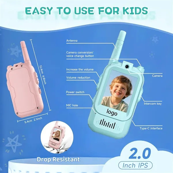 Video Walkie Talkies for Kids Indoor Outdoor Toys