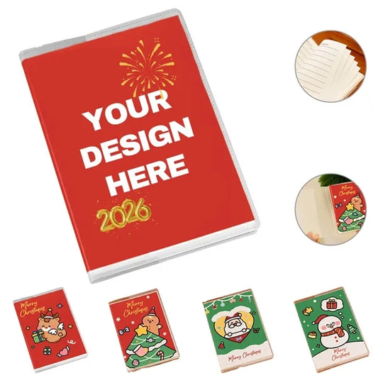 Party classroom gift pocket notepad Christmas mini notebooks