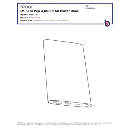 Pep 4000 mAh Power Bank