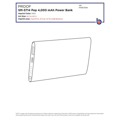 Pep 4000 mAh Power Bank