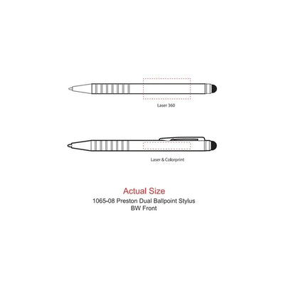 Preston Dual Ballpoint Stylus