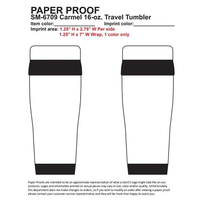 Carmel 16oz Travel Tumbler