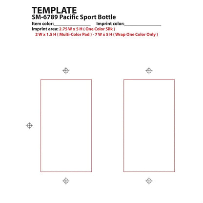 Pacific 26oz Aluminum Sports Bottle