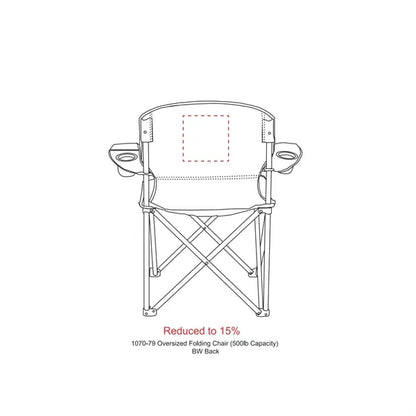 Oversized Folding Chair (500lb Capacity)