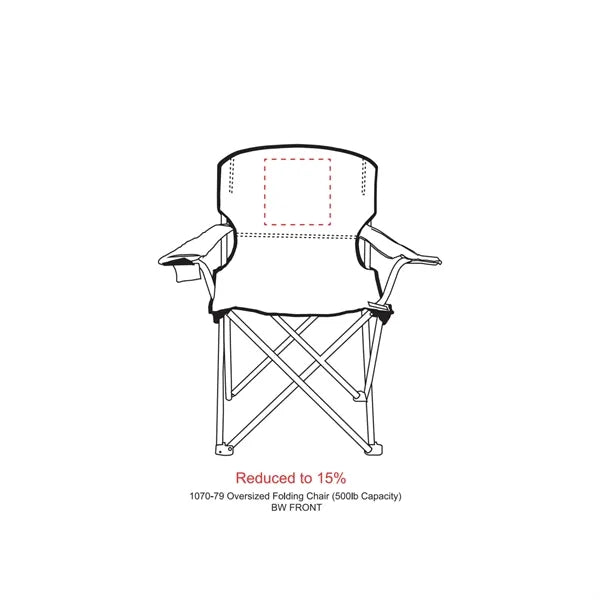 Oversized Folding Chair (500lb Capacity)