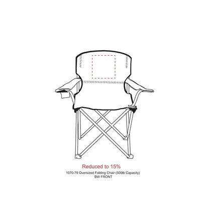 Oversized Folding Chair (500lb Capacity)