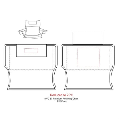Premium Padded Reclining Chair (400lb Capacity)