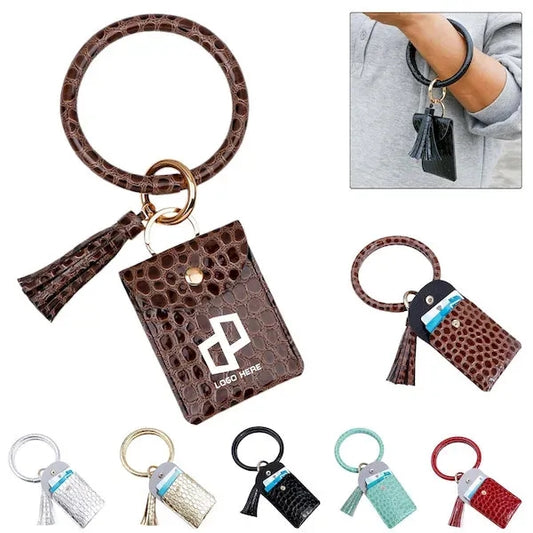 Tassel Card Holder Keychain
