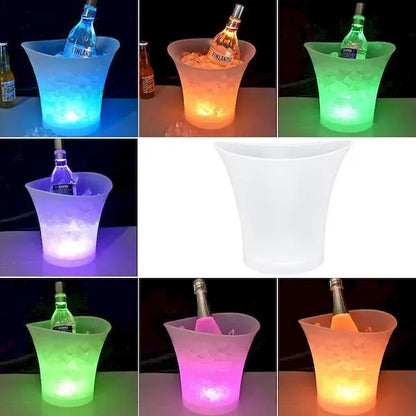 5L LED Champagne Ice Bucket