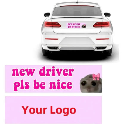 Car Magnetic Sticker Custom Reflective Decal