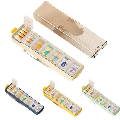 Portable 7 Day Medicine Box