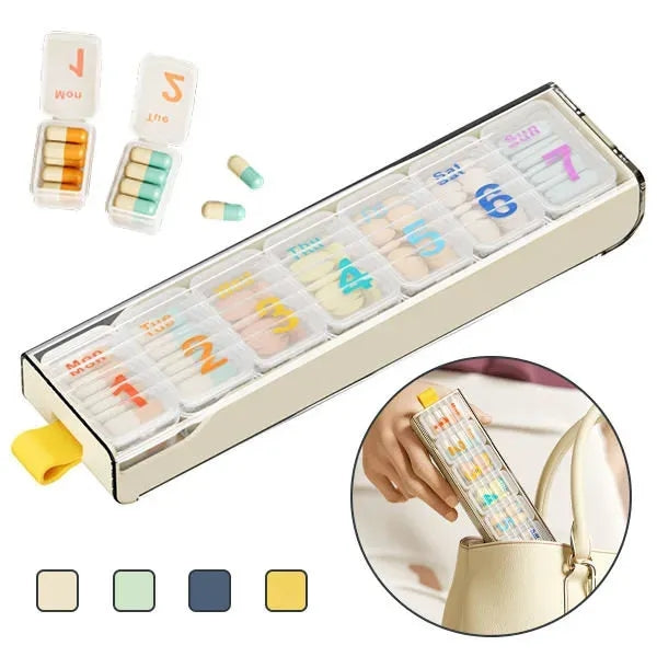 Portable 7 Day Medicine Box