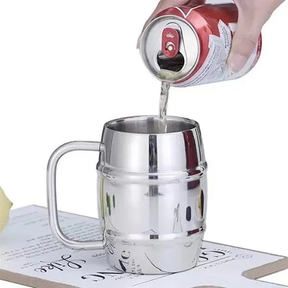 14oz Double Wall Stainless Steel Beer Mug