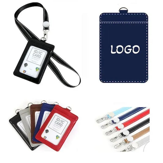 PU Badge with Lanyard
