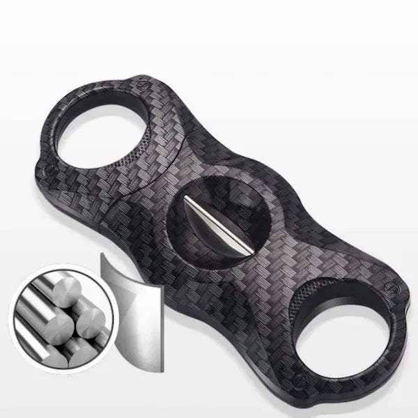 Portable Double Blade Stainless Steel Cigar Cutter