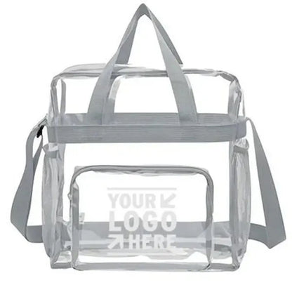 Stadium Approved Clear Tote Bag with Zipper Pocket