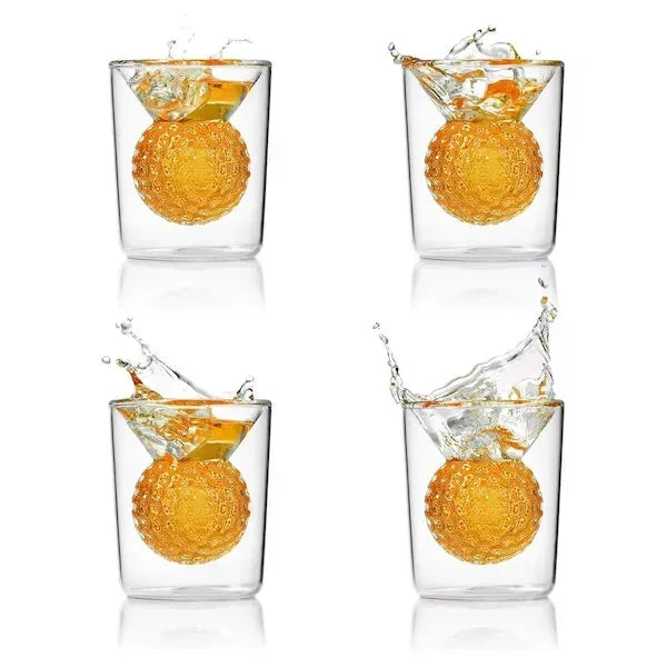 1.7oz Golf Shape Design Glasses