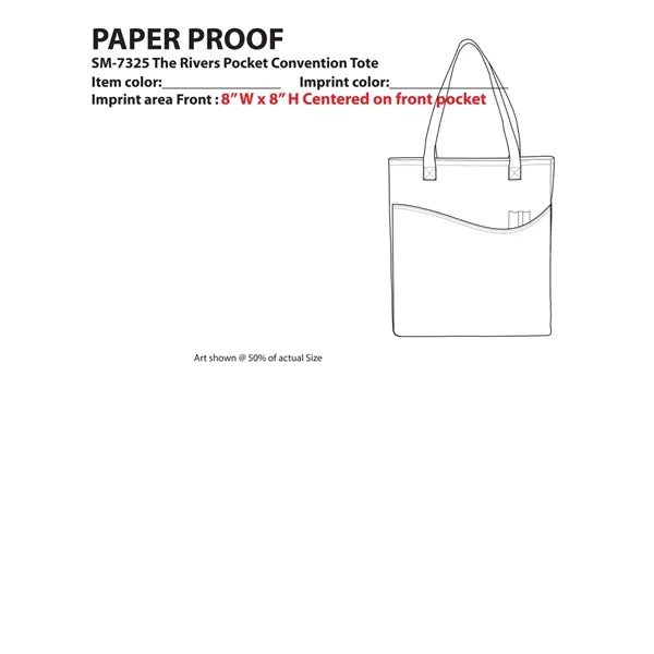 Rivers Pocket Non-Woven Convention Tote