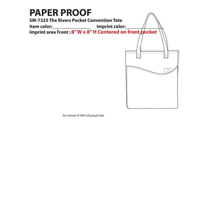 Rivers Pocket Non-Woven Convention Tote
