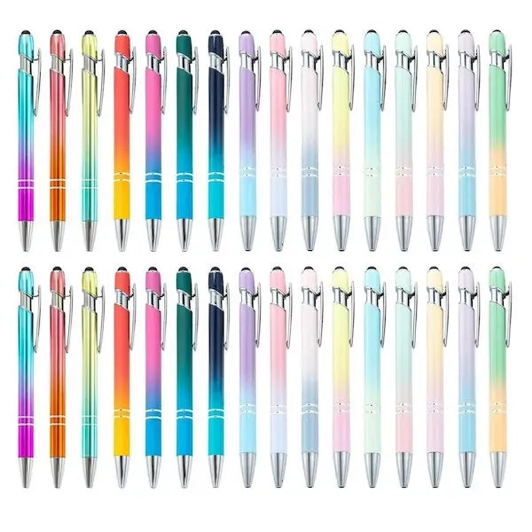 Metal Ballpoint Pen with Stylus Tip