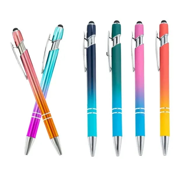 Metal Ballpoint Pen with Stylus Tip
