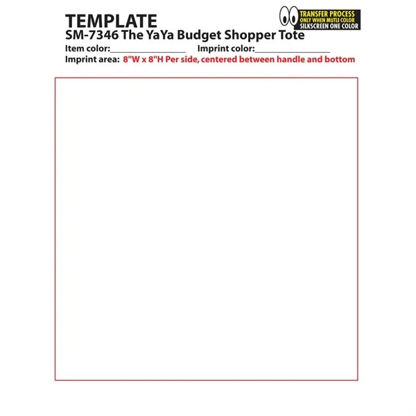 YaYa Budget Non-Woven Shopper Tote