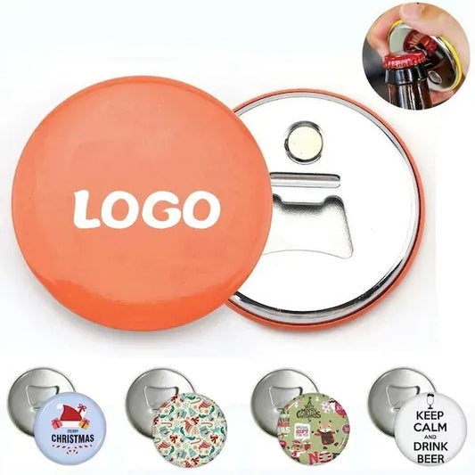 Round Fridge Magnet Bottle Opener
