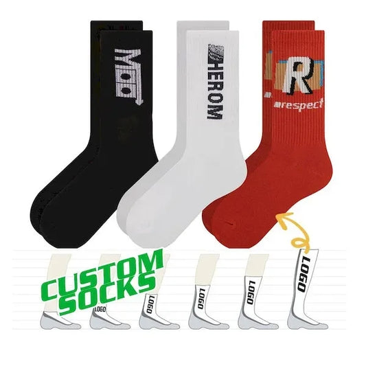 Custom Athletic Crew Socks