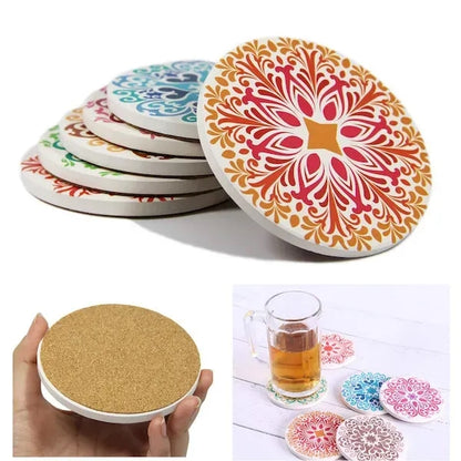 Full Color Round Ceramic Coaster