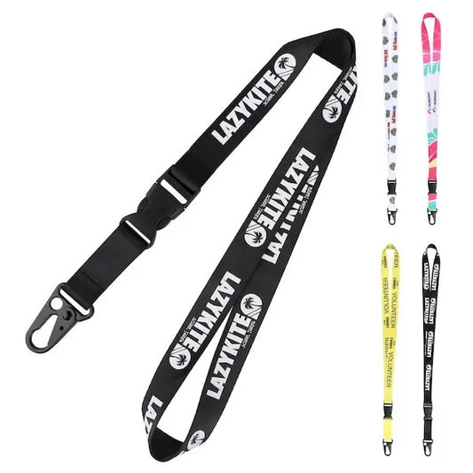 3/4" Polyester Detachable Lanyards with Sling Clasp Hook
