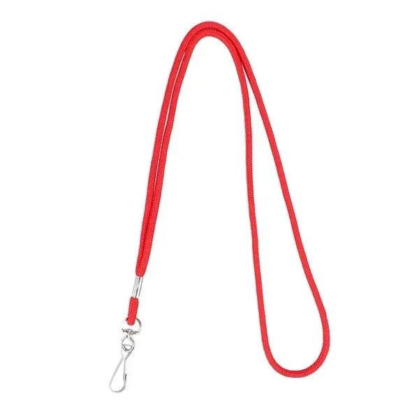 1/5" Nylon Colorful Lanyards W/ Swivel J Hook