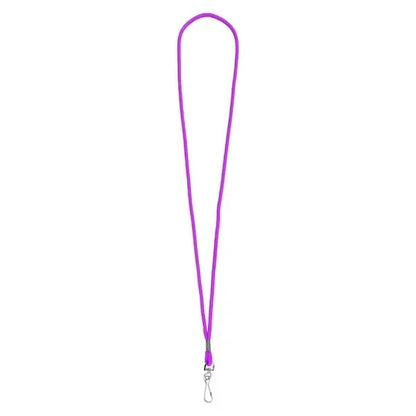 1/5" Nylon Colorful Lanyards W/ Swivel J Hook