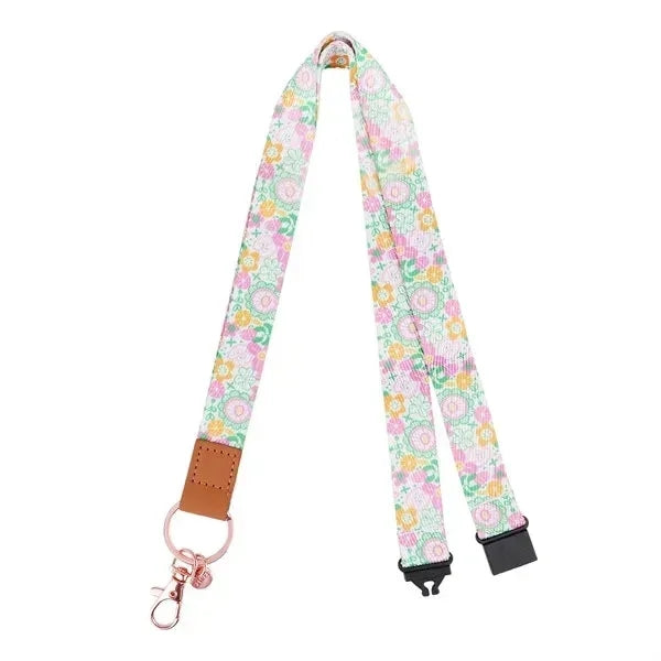 3/4" Polyester Breakaway Lanyard ID Badge Holder W/ Hook